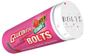 GLUCOVITA BOLTS STRAWBERRY 10/